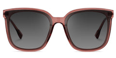 Tammie - Square Red Frame Sunglasses
