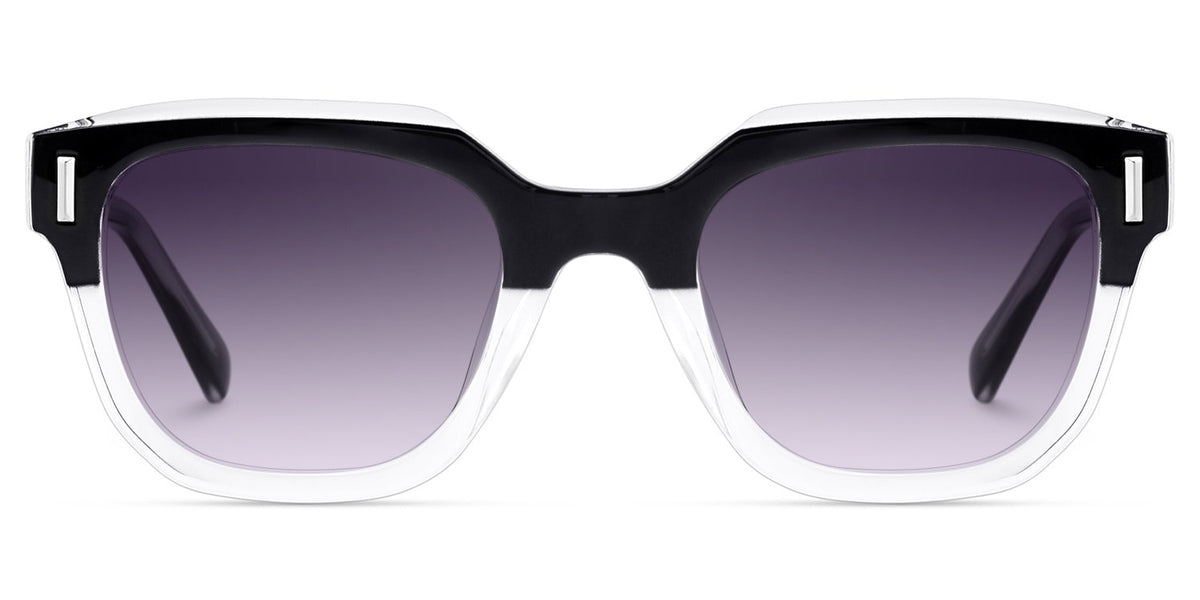Nia Black Crystal Square Sunglasses Online | Zeelool