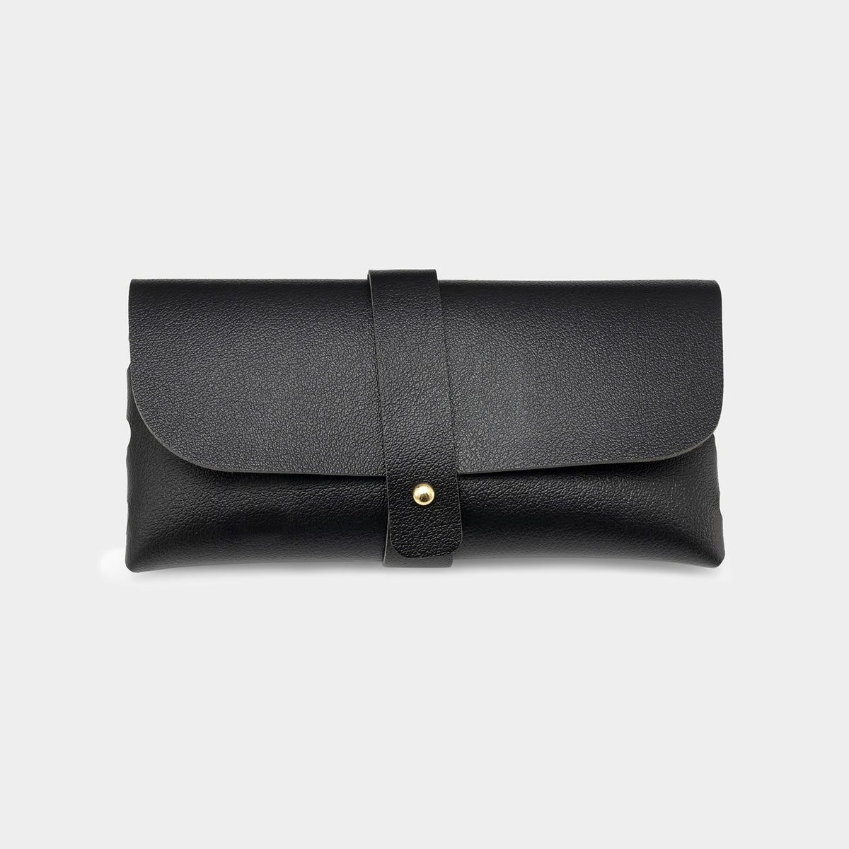 ZPJO615139-01 Black Man-made Leather Box, Glasses Pocket