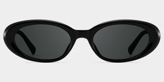 Zion black Frame Polarized Sunglasses with oval Style Online | ZEELOOL