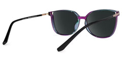 Rodz Square Purple Frame Sunglasses | Zeelool