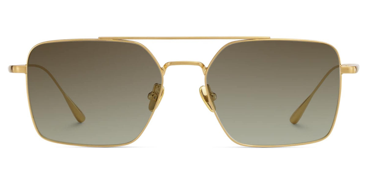 Jensen Eyeglasses in Aviator Gold Frame | Zeelool