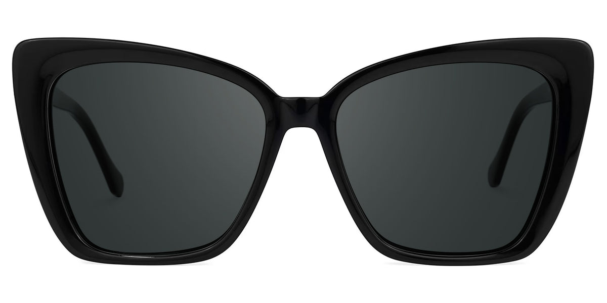 Shanell Butterfly Black Sunglasses