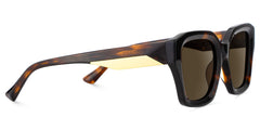 Rhea Square Tortoise Polarized Sunglasses