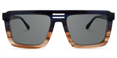 Yamilex Square Two-Tone Sunglasses | Zeelool Glasses