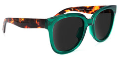 Harrell Square Dark-Green Sunglasses | Zeelool Glasses