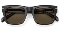 Renzo Rectangle Polarized Sunglasses in Acetate Material