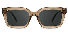 Grover Rectangle Sunglasses and Champagne Color Frames