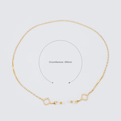 Fashion Eyeglasses Gold Eyeglasses Chains Accessories on Zeelool