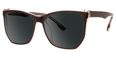 Geometric Libby Coffee Sunglasses deals -Zeelool Glasses