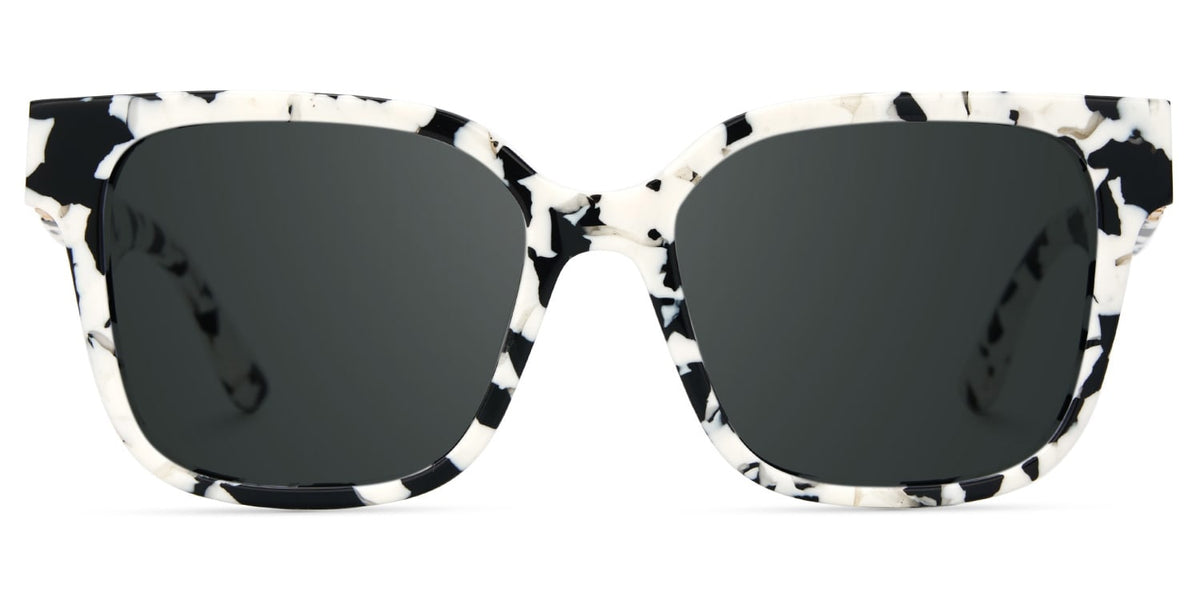Kerri Wide Cow Print Sunglasses with Square Frames | Zeelool