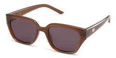 Serene Brown Crystal Cat eye Polarized Sunglasses Online | Zeelool