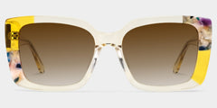 Palma Square Sunglasses in Acetate Material