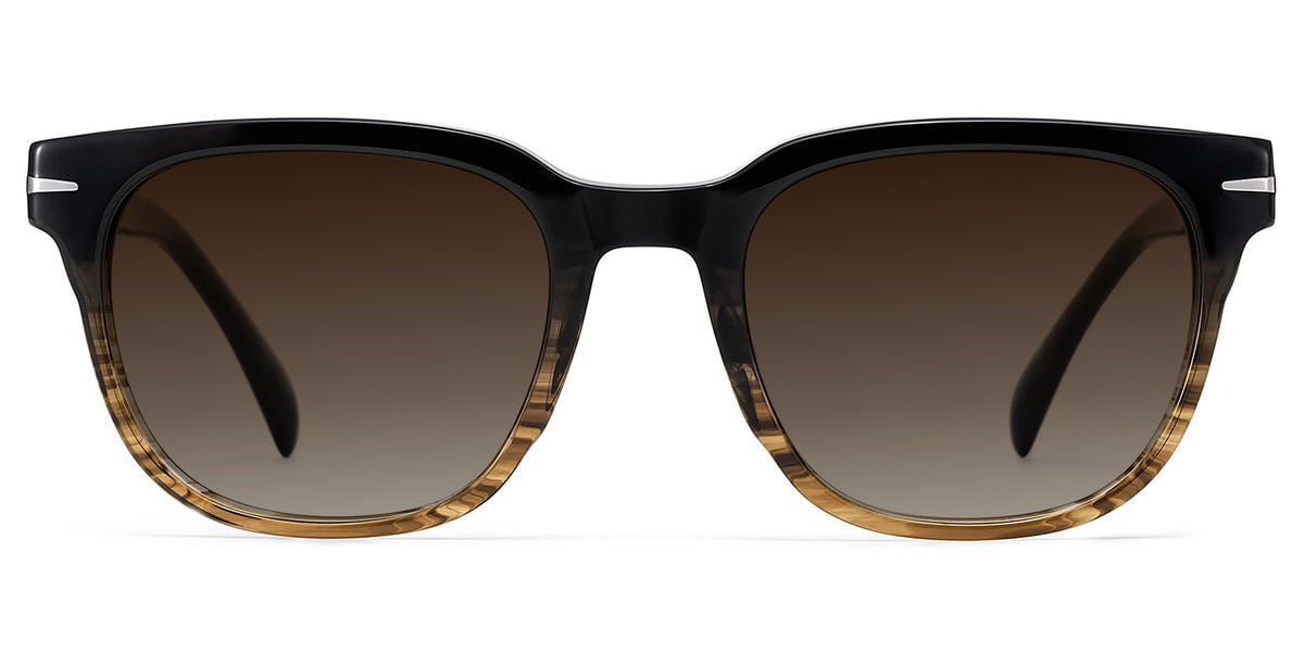 Rocco Rectangle Polarized Sunglasses in Acetate Material