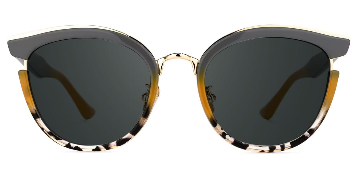 Laraine Cat Eye Gray Frame Sunglasses | Zeelool Optical