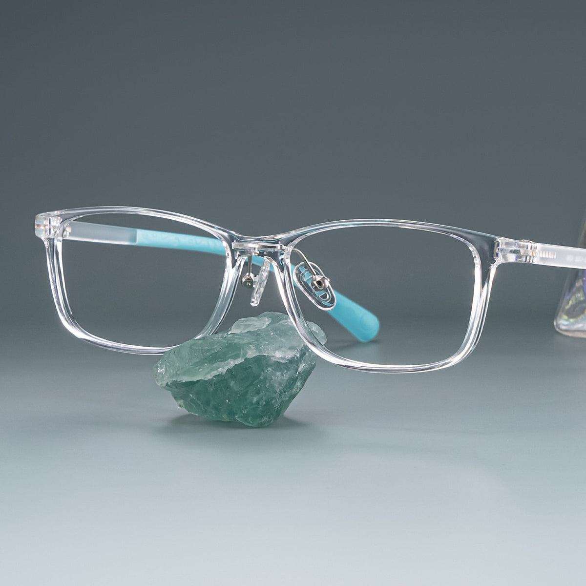 Kids Rectangle Normile Glasses with Cute Style -Zeelool