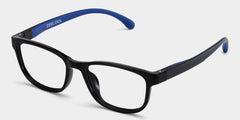 Robin Rectangle Black Blue Frame Eyeglasses for Pre-tweens